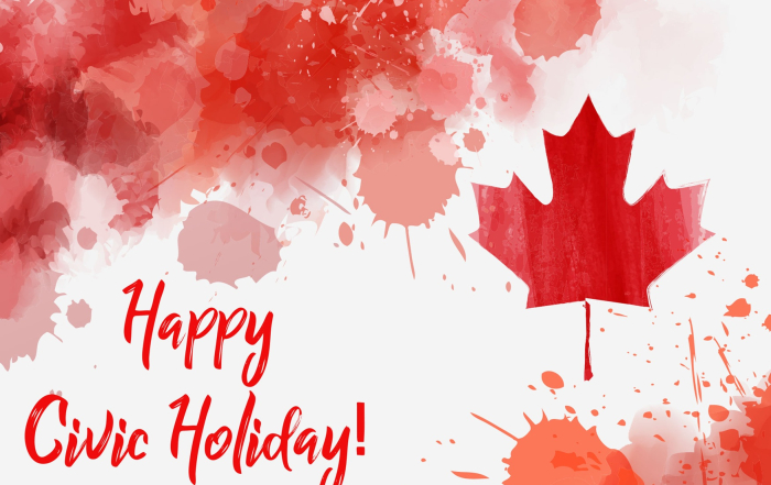 Civic Holiday Wishes From Guelph Royal Dental Centre